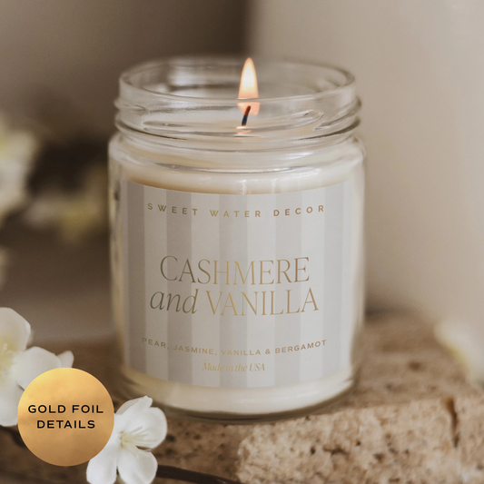 Cashmere and Vanilla Candle