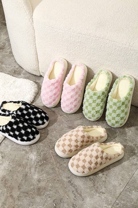 Checker Slippers