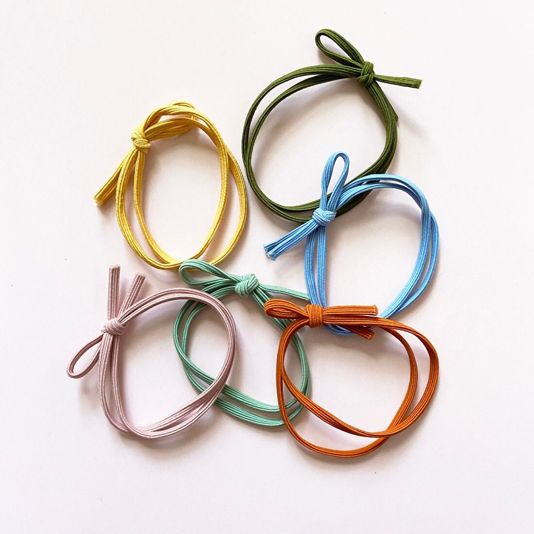 Bow Elastic Hair Ties