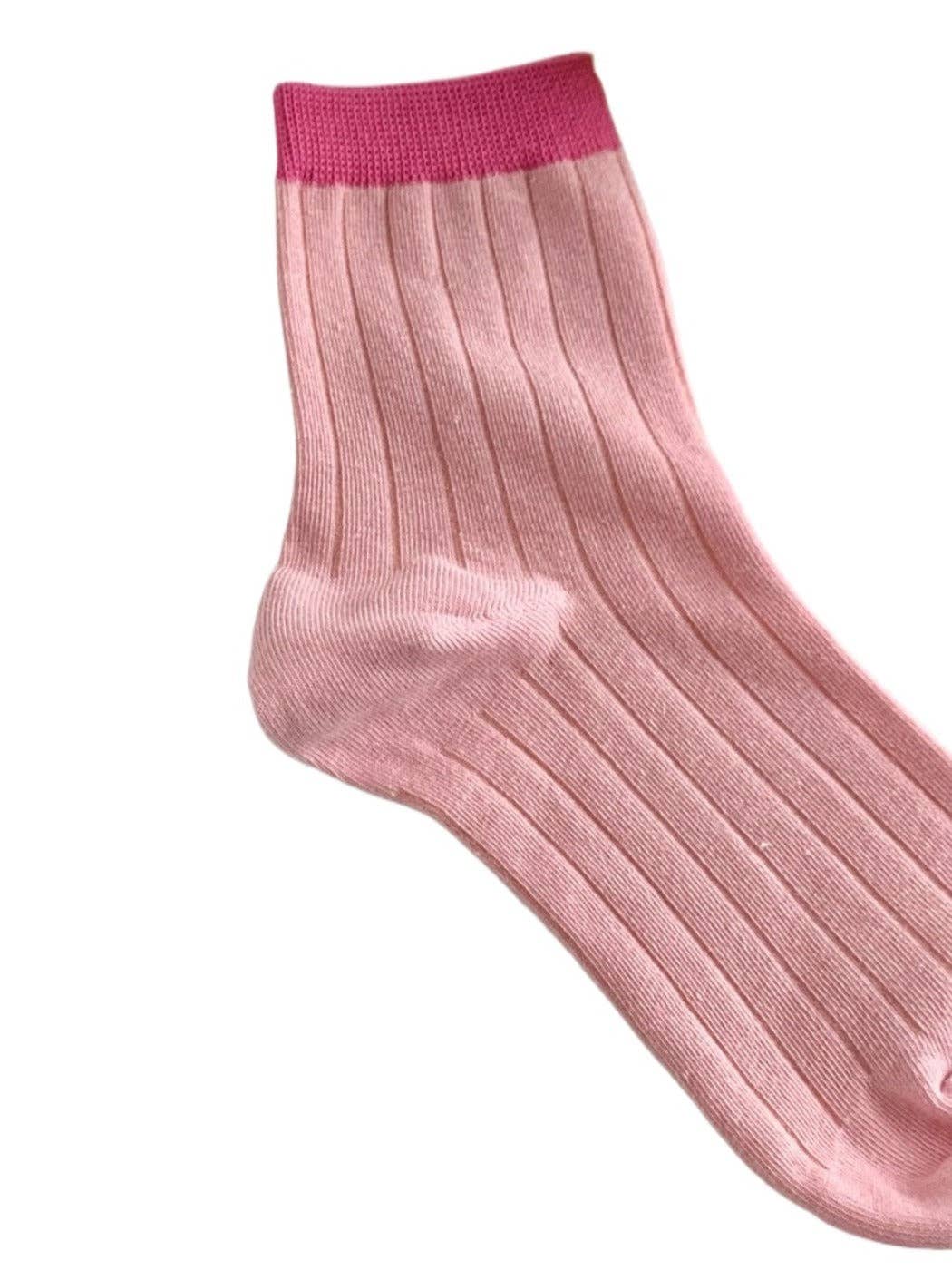 Color Ruffle Socks