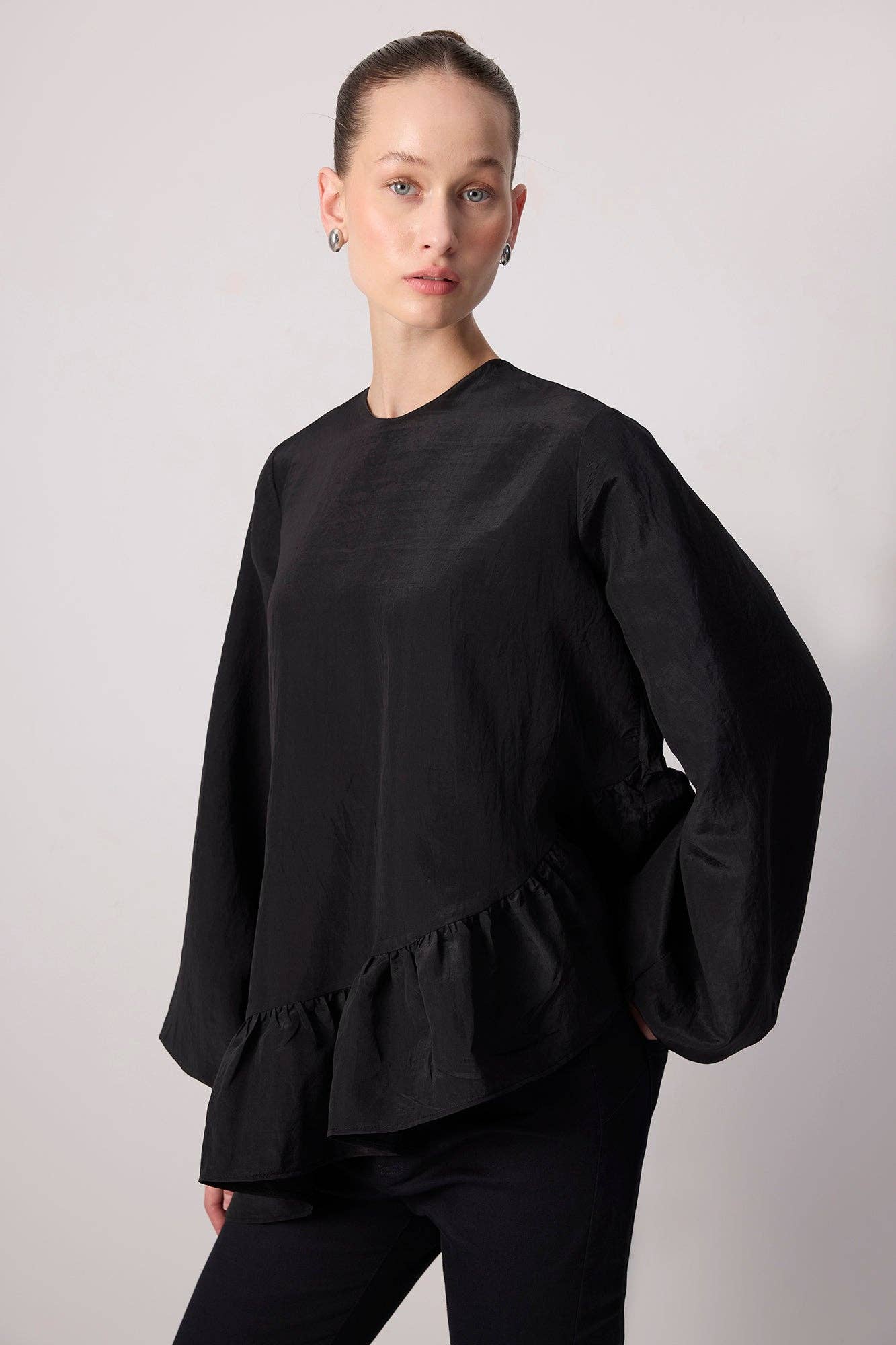 Black Asymmetrical Top