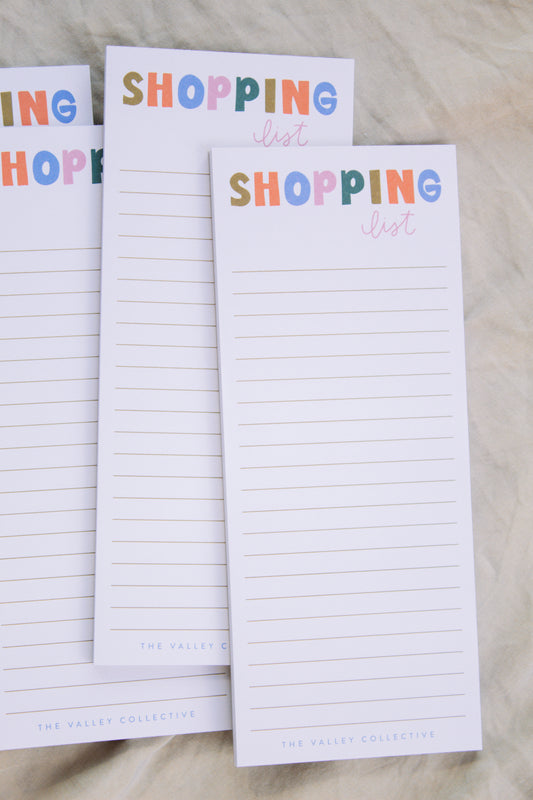 Shopping List Notepad