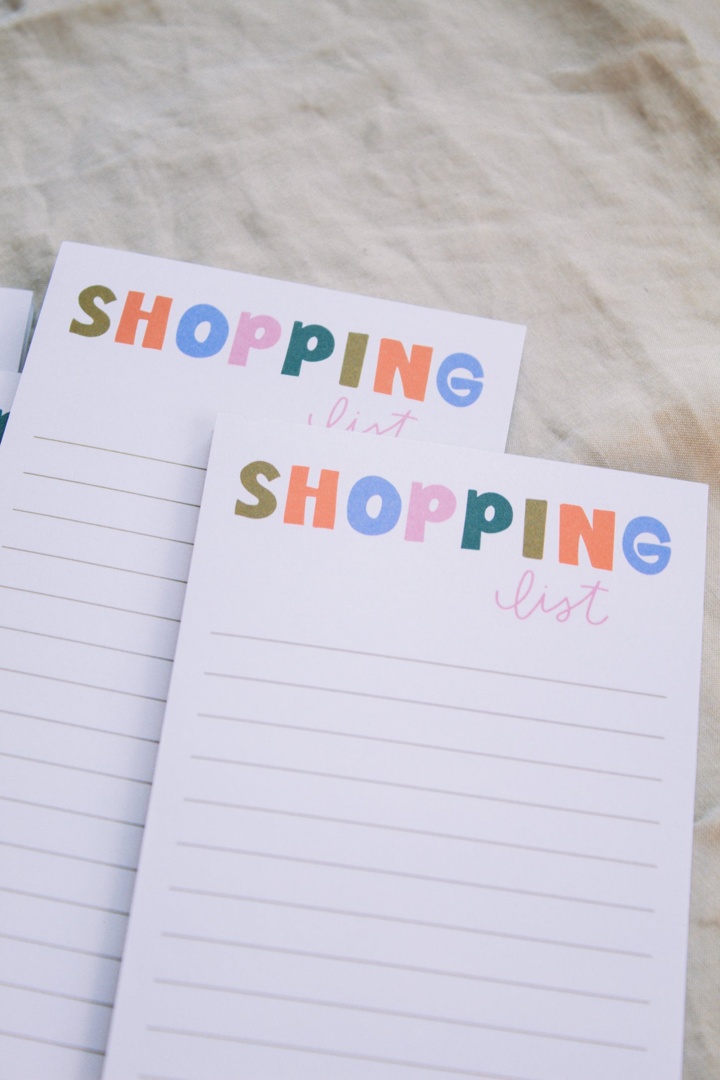 Shopping List Notepad