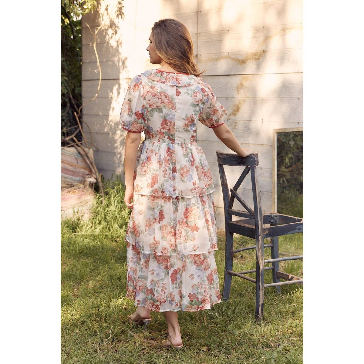 VICTORIAN FLORAL DRESS