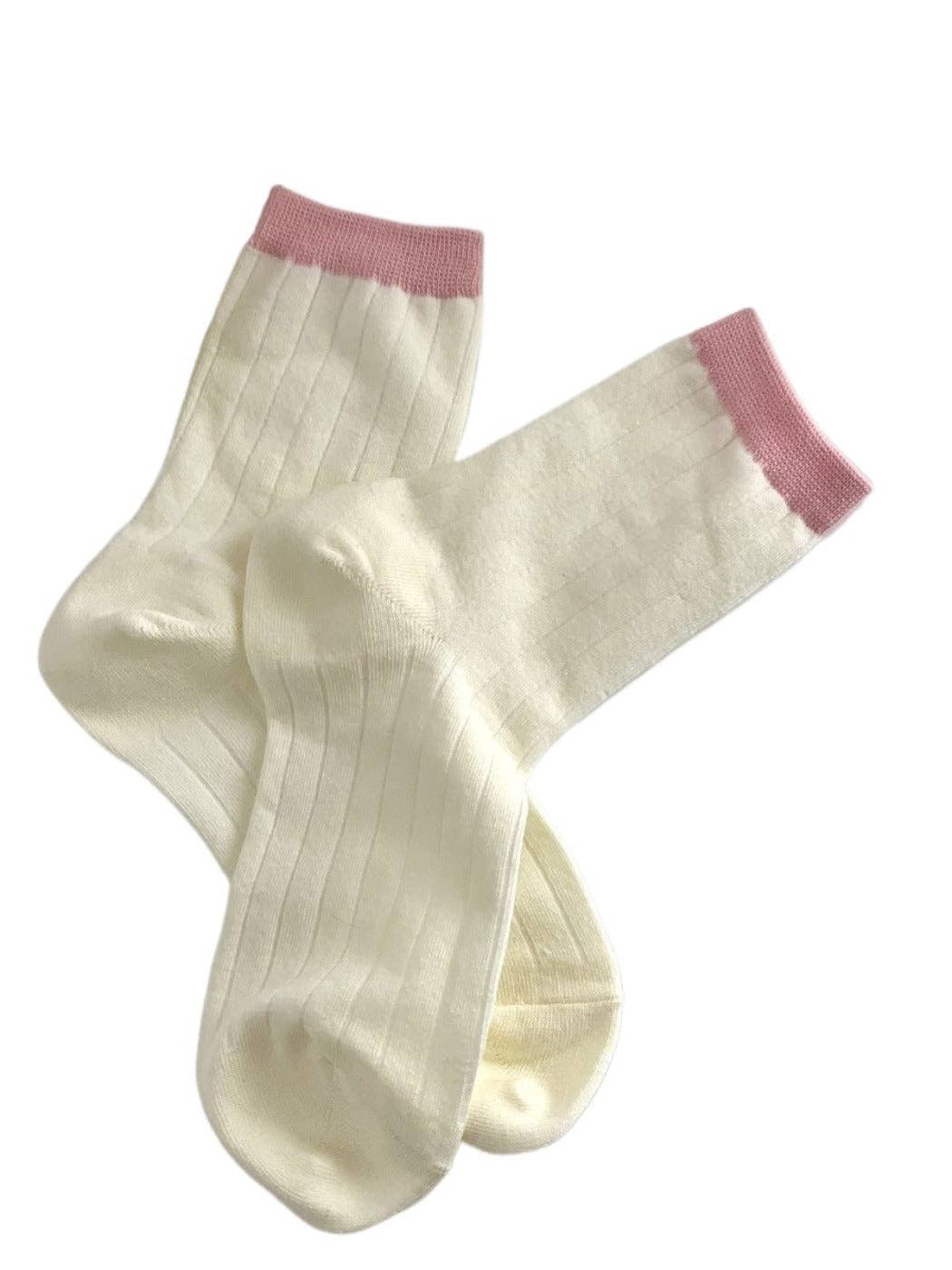 Color Ruffle Socks