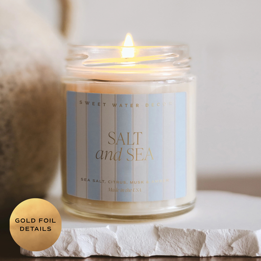 Salt and Sea Candle
