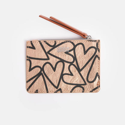 Heart Rose Gold Cardholder