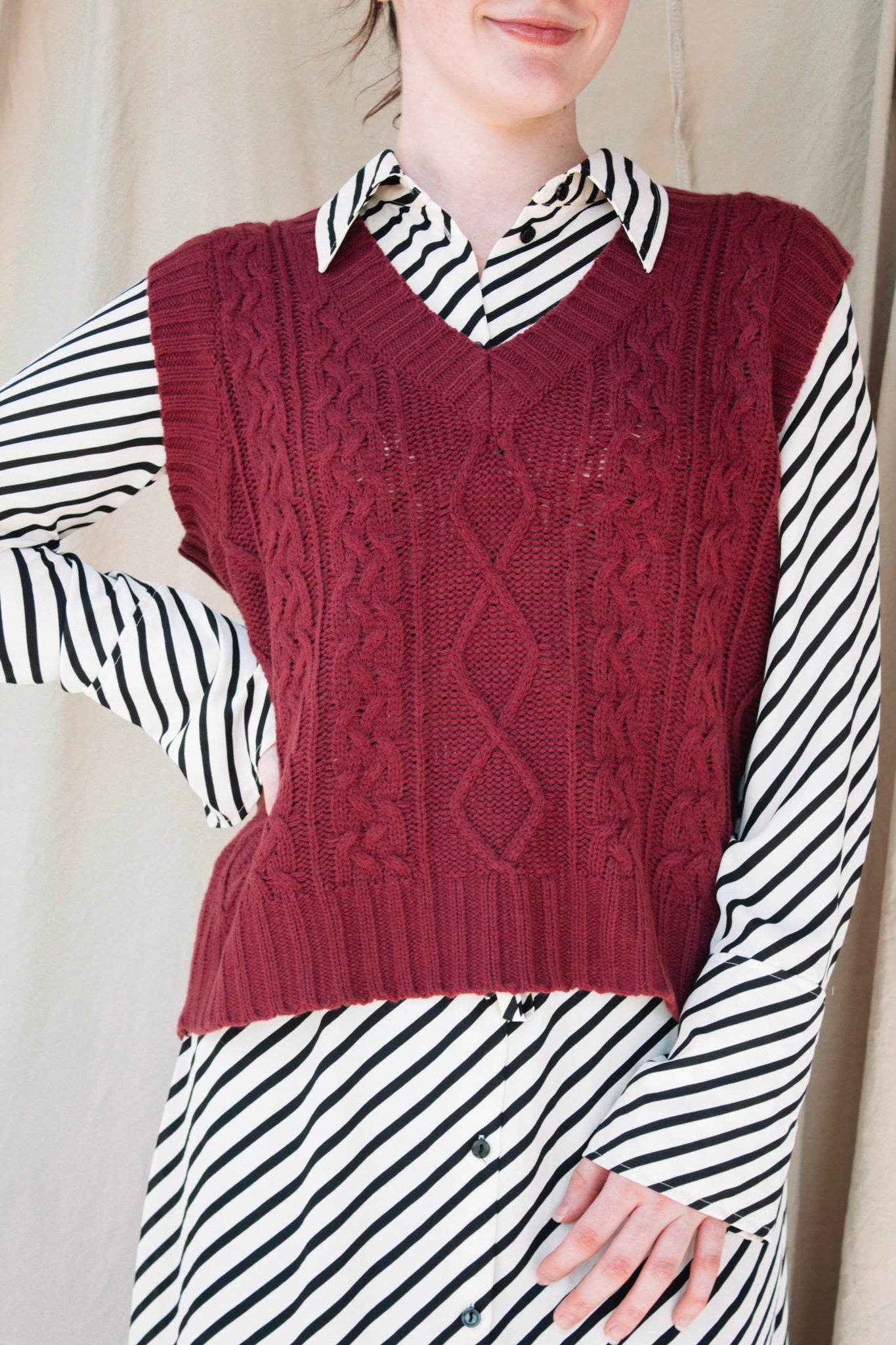 Back to School Sweater Vest - MEDIUM